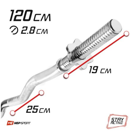 Гриф W-подібний 120см