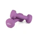 Гантелі для фітнесу неопренові Queenfit 2х1кг фіолетовий