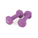 Image 2 for Гантелі для фітнесу неопренові Queenfit 2х1кг фіолетовий