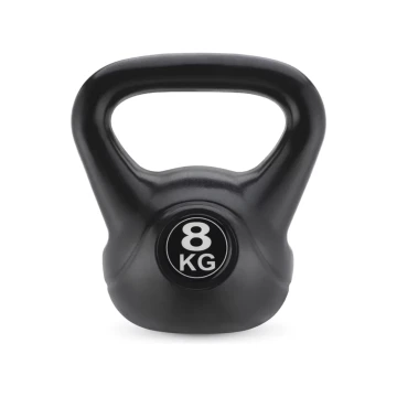 Гиря вінілова Gymtek 8кг чорний