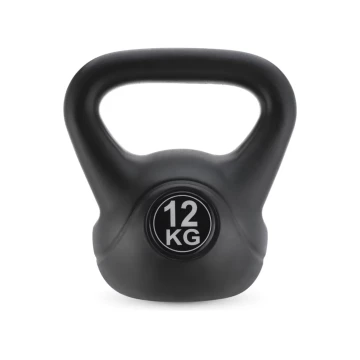 Гиря вінілова Gymtek 12кг чорний