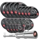 Image 1 for Набір олімпійський Hop-Sport PRO 100кг з грифом 220см