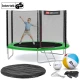 Image 2 for Батут Hop-Sport 10ft (305см) зеленый с внешней сеткой