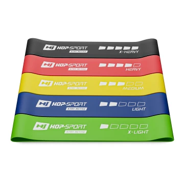 Набір резинок для фітнесу Hop-Sport 600x50мм HS-L650RL