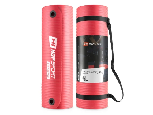 Мат для фітнесу Hop-Sport HS-N010GM 1,5см Red