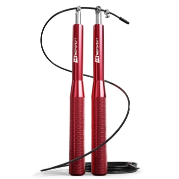 Скакалка Hop-Sport Crossfit з алюмінієвими ручками HS-A020JR червона