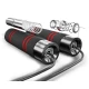 Image 2 for Скакалка с утяжелением Hop-Sport HS-F040JR черная