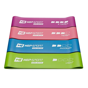 Набір резинок для фітнесу Hop-Sport 600x75мм HS-L675RL