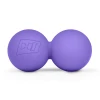 Силіконовий масажний подвійний м'яч 63 мм Hop-Sport HS-S063DMB фіолетовий