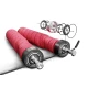 Image 3 for Скакалка з підшипниками та м'якою рукояткою Hop-Sport HS-P030JR червона