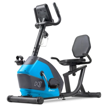 Горизонтальний велотренажер Hop-Sport HS-035L Solo синій