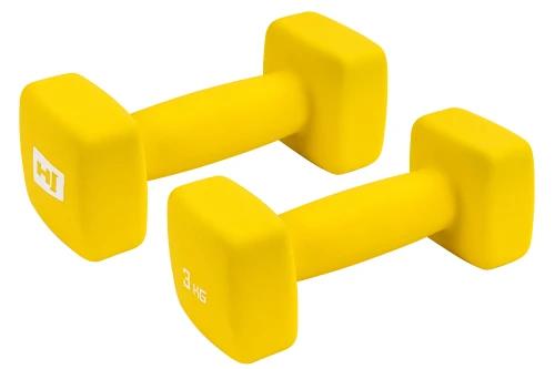 Набір гантелей неопренових квадратних HS-V030DS 2х3кг