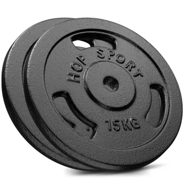 Сет з металевих дисків Hop-Sport Strong 2x15кг