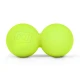 Силіконовий масажний подвійний м'яч 63 мм Hop-Sport HS-S063DMB салатовий