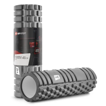 Роллер масажер (валик, ролик) Hop-Sport EVA 45см сірий
