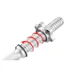 Image 2 for Гантеля металева Hop-Sport New 30кг із рукавичками