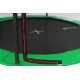 Image 4 for Батут Hop-Sport 14ft (427см) чорно-зелений з зовнішньою сіткою