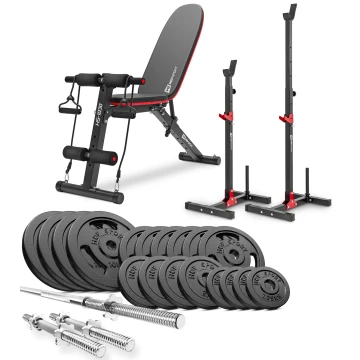 Набір STRONG 99кг з лавкою HS-1030 і стійками 1005L