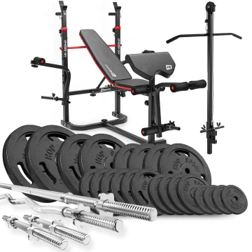 Набір STRONG 179кг з лавкою HS-1065