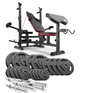 Набір STRONG 106кг з лавкою HS-1075