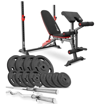 Набір STRONG 108кг з лавкою HS-1095