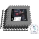 Image 2 for Мат-пазл Hop-Sport EVA 1см HS-A010PM - 6 частин чорно-сірий