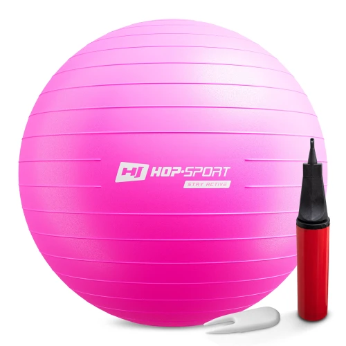 Фитбол Hop-Sport 75см маджента + насос