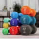 Image 6 for Гантелі для фітнесу неопренові круглі Hop-Sport HS-V010DR 2x1кг бірюзовий