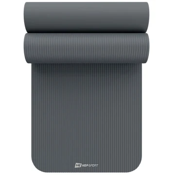 Коврик для йоги Hop-Sport HS-NB015GM NBR 1,5см графітовий
