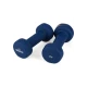 Image 2 for Гантелі для фітнесу неопренові Queenfit 2х2кг темно-синій