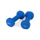 Image 2 for Гантелі для фітнесу неопренові Queenfit 2х1,5кг світло-синій
