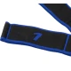Image 2 for Резинка для фітнесу з петлями Queenfit 86,5 х 4см чорно-блакитна