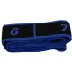 Image 5 for Резинка для фітнесу з петлями Queenfit 86,5 х 4см чорно-блакитна