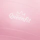 Image 4 for Фітбол Queenfit 65см світло-рожевий + насос