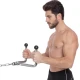 Image 6 for Ручка для нижньої тяги York Fitness Multi-Purpose багатофункціональна з гумовими наконечниками, хром