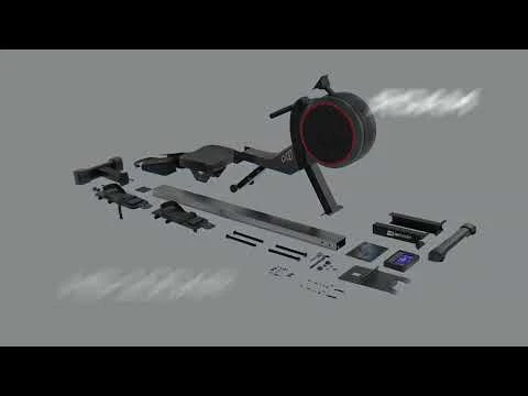 youtube video 2 Орбитрек Hop-Sport HS-2050C Cosmo магнитный черный/синий