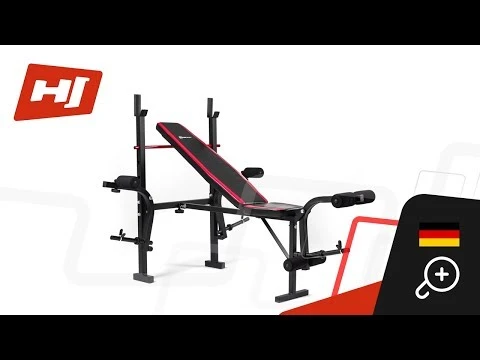 youtube video 2 Стойки для штанги Hop-Sport HS-1005L