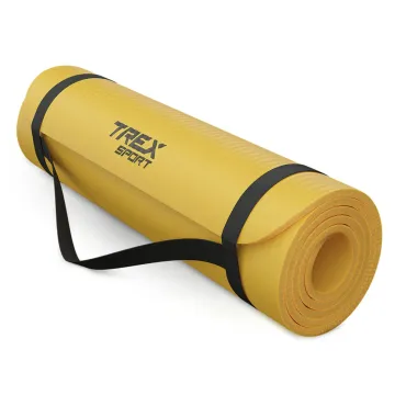 Коврик для йоги Trex Sport TX-018NGM NBR 1см 180х60 жовтий