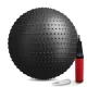 Фітбол масажний Hop-Sport 65см чорний + насос