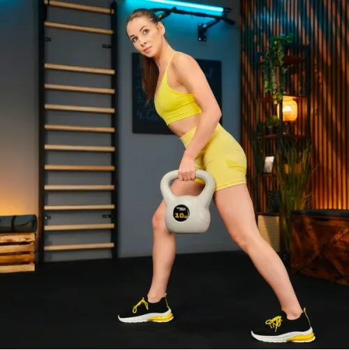 Гиря вінілова 10кг Trex Sport TX-010CKB - універсальне рішення для потужних тренувань