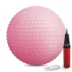 Image 1 for Фітбол масажний Hop-Sport 65см рожевий + насос