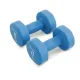 Image 3 for Гантелі для фітнесу неопренові круглі Hop-Sport HS-V080DR 2x8кг блакитний