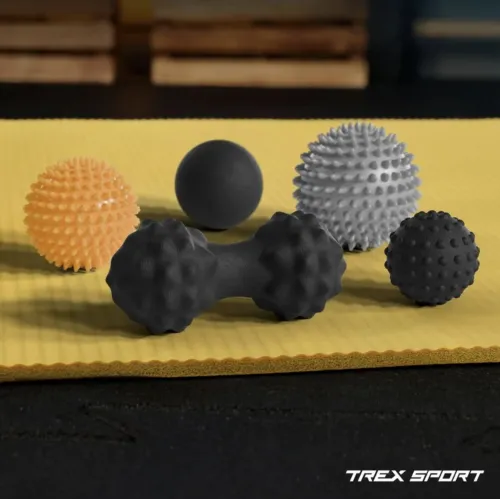 Набір масажних м'ячів Trex Sport TX-005MSC 5в1 для йоги та фітнесу EPP