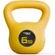 Image 1 for Гиря виниловая 6кг Trex Sport TX-006CKB желтая